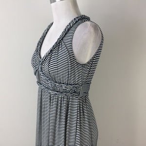 Anthropologie Dresses - Max Studio XS Navy Blue White Stripe Maxi Dress Anthropologie Dresses - Max Studio XS Navy Blue White Stripe Maxi Dress